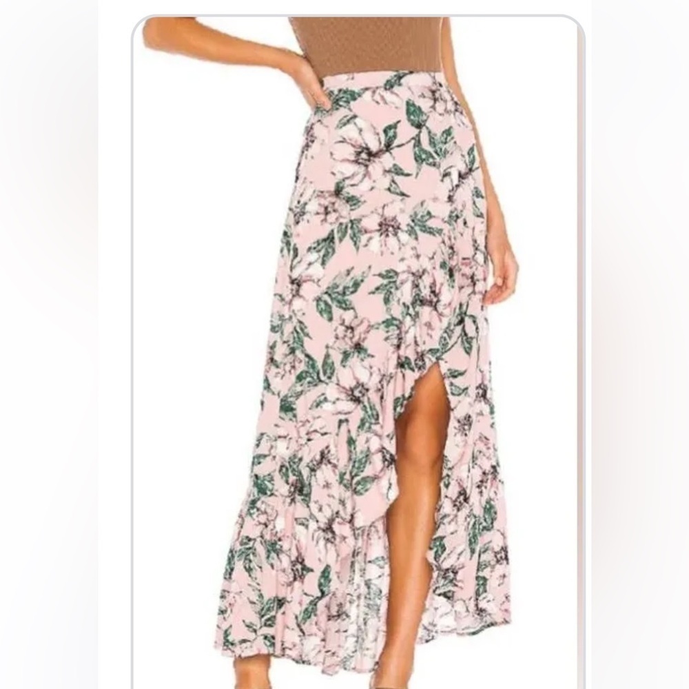 Jack BB Dakota Floral High/Low Women's Maxi Skirt. Size Small